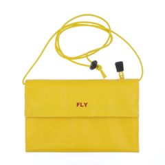 「FLY Long Wallet」ショルダーウォレットXL イエロー