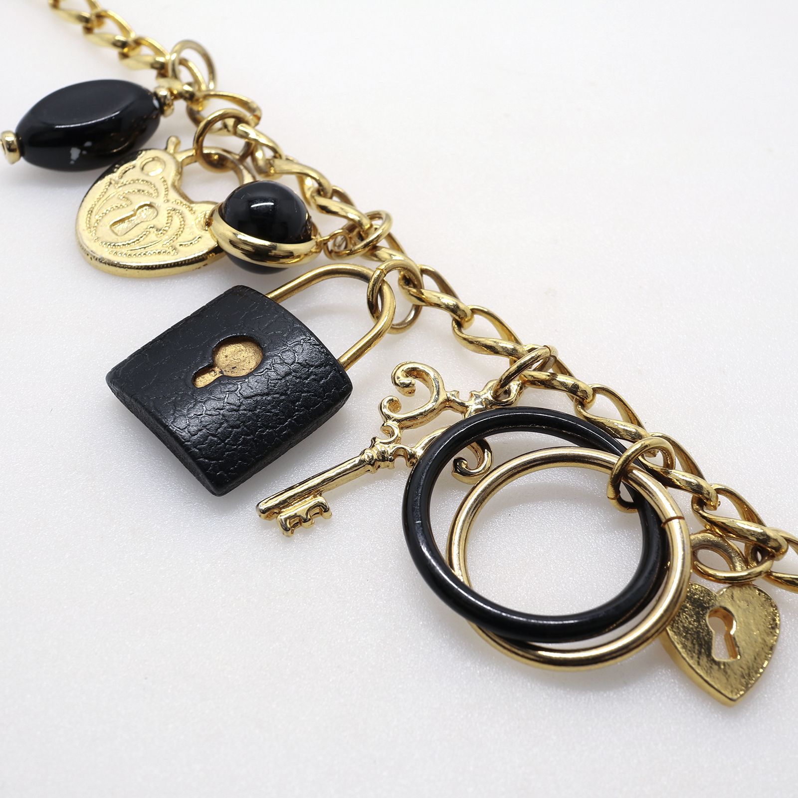 「パドロックキーチャーム」ブレスレット ヨーロッパ