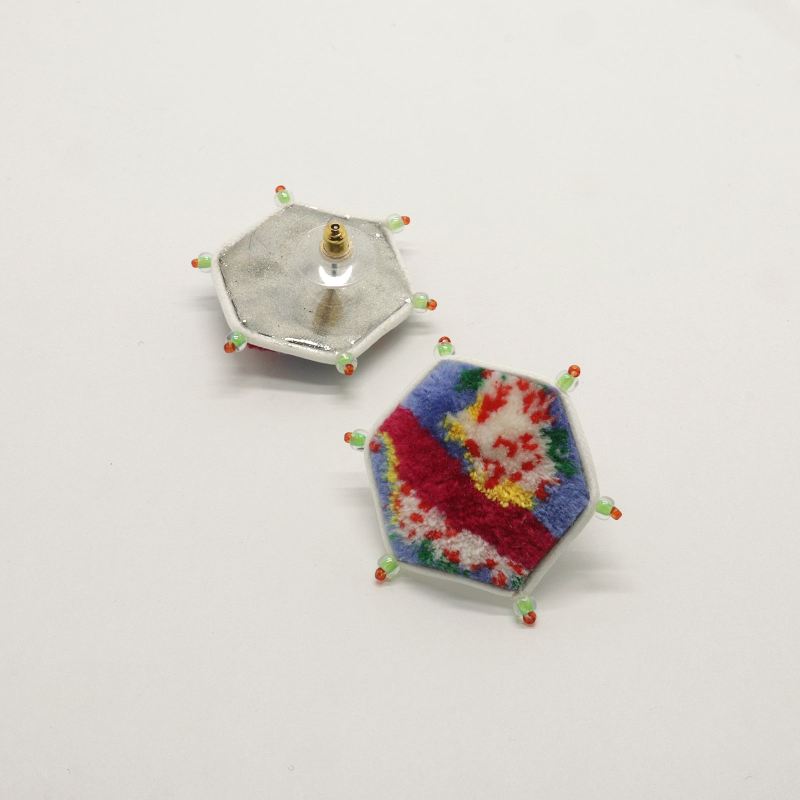 「TRIBO Hexagon」ピアス【La cosmologie de sachikoism】