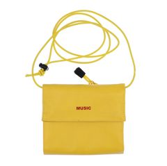 「MUSI Wallet」ショルダーウォレットL イエロー