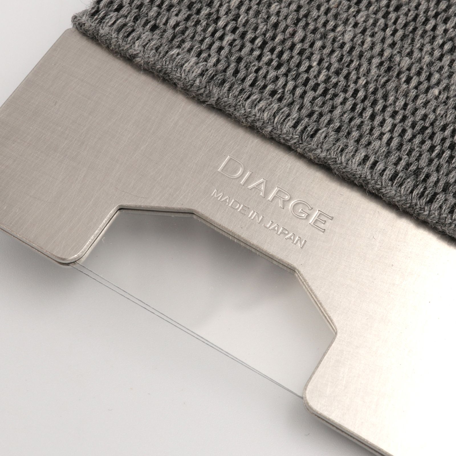 「METAL PLATE CARD HOLDER」カードケース シルバー