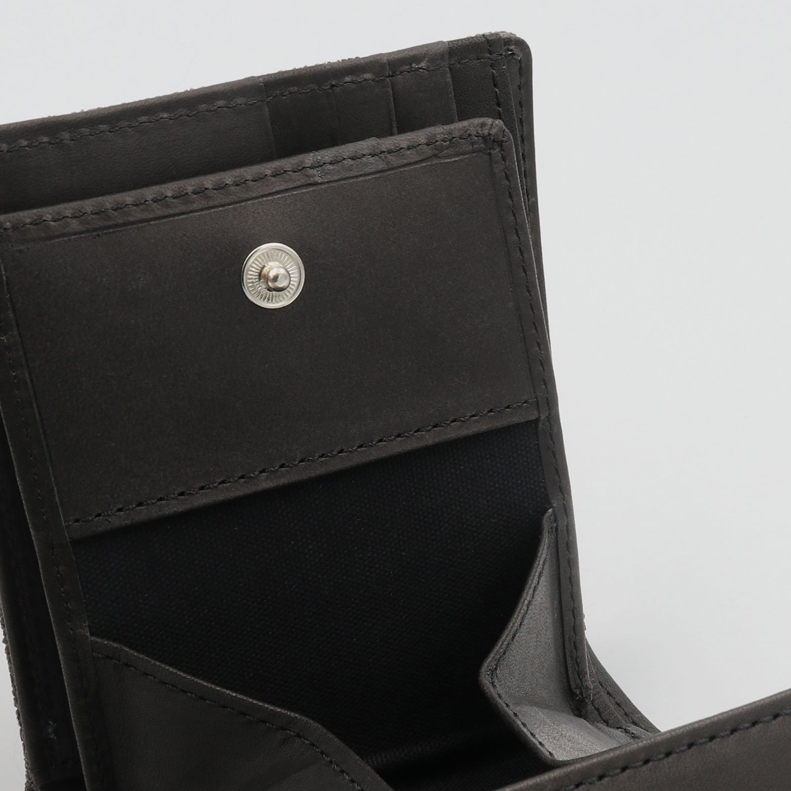 「ZOU」短財布 グレー