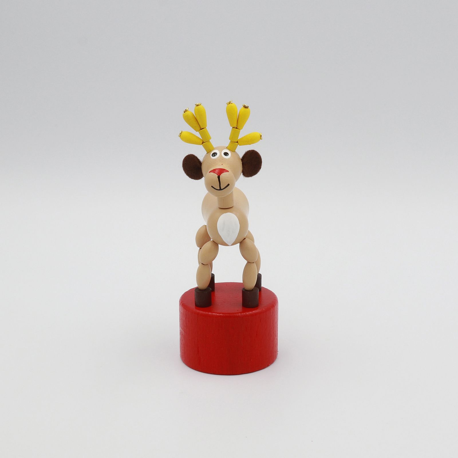 「Reindeer」DETOA Wooden Push Up Toy