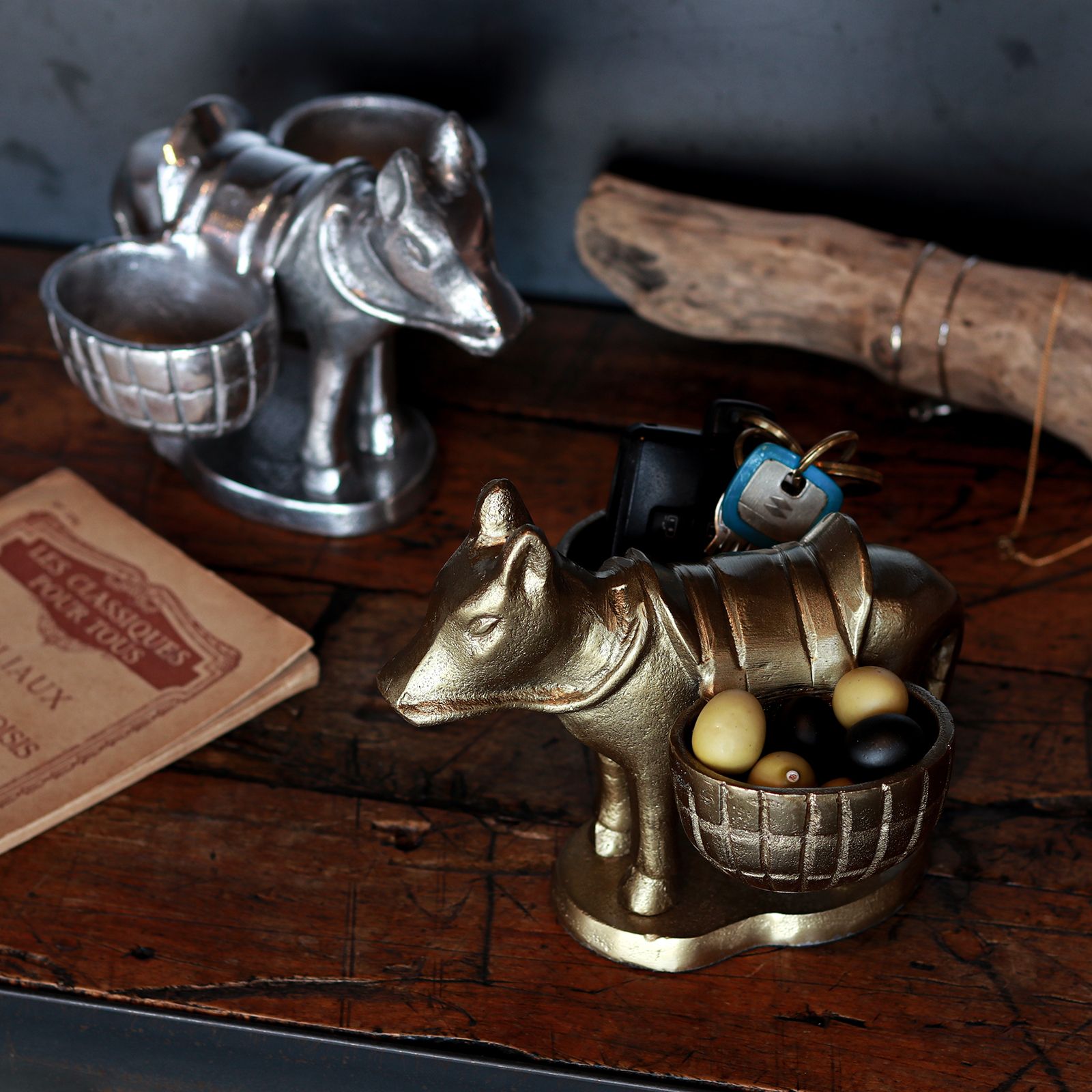 「Donkey And Basket」Gold