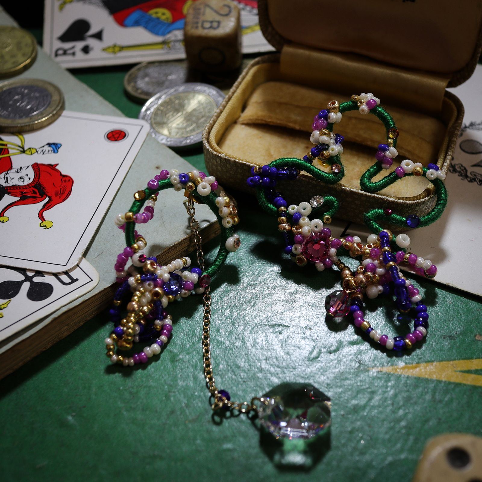 「tresor CADEAUX」ピアス【CASINO de sachikosim】