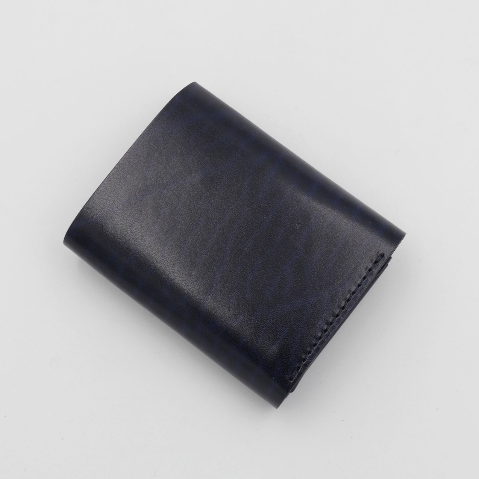 「三つ折りミニ財布PALUMO Rugato」blue