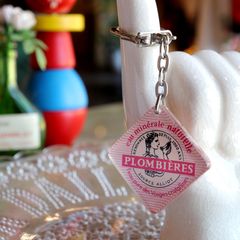 PLOMBIERES ミネラルウォーター ブルボンキーホルダー
