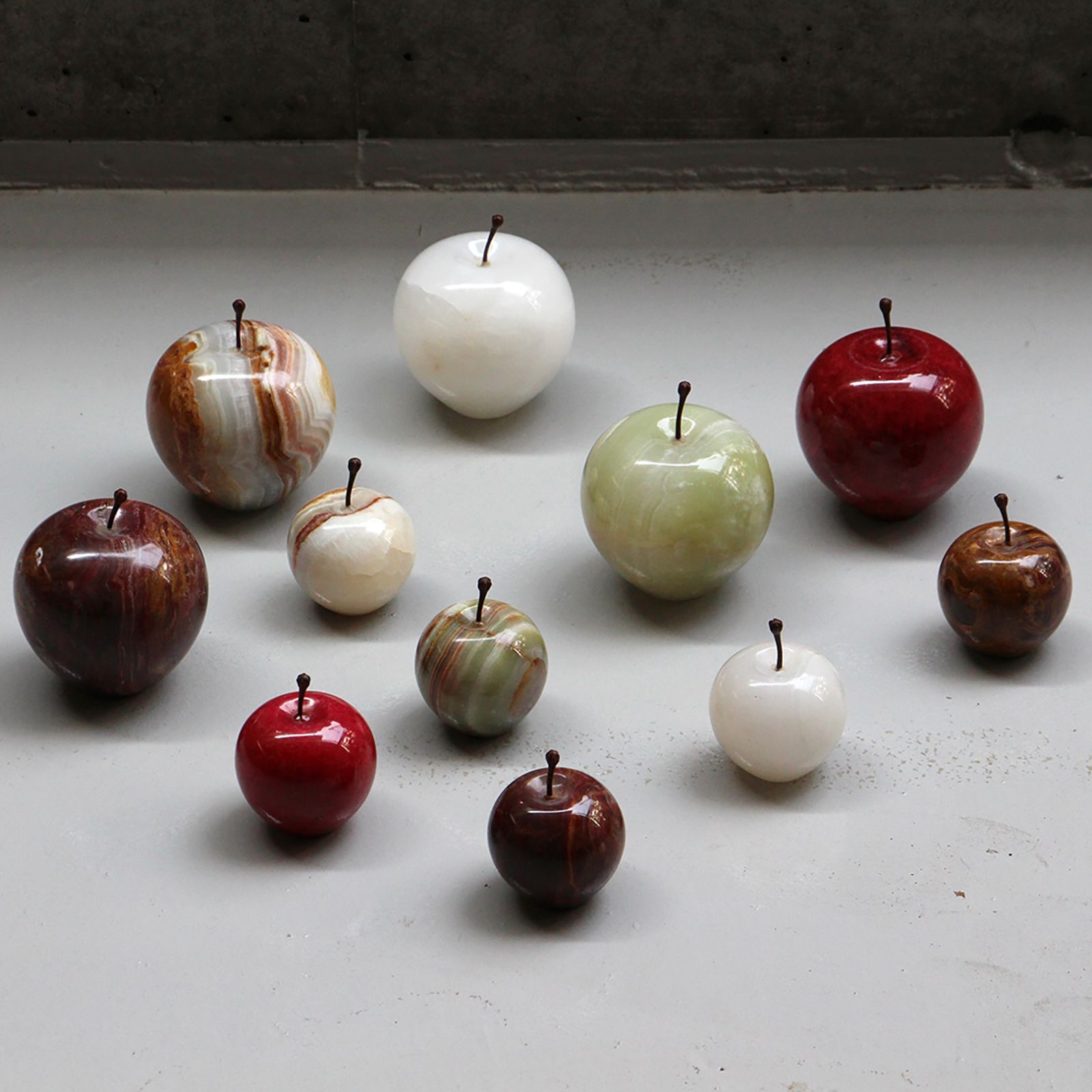 「Marble Apple Small」Red