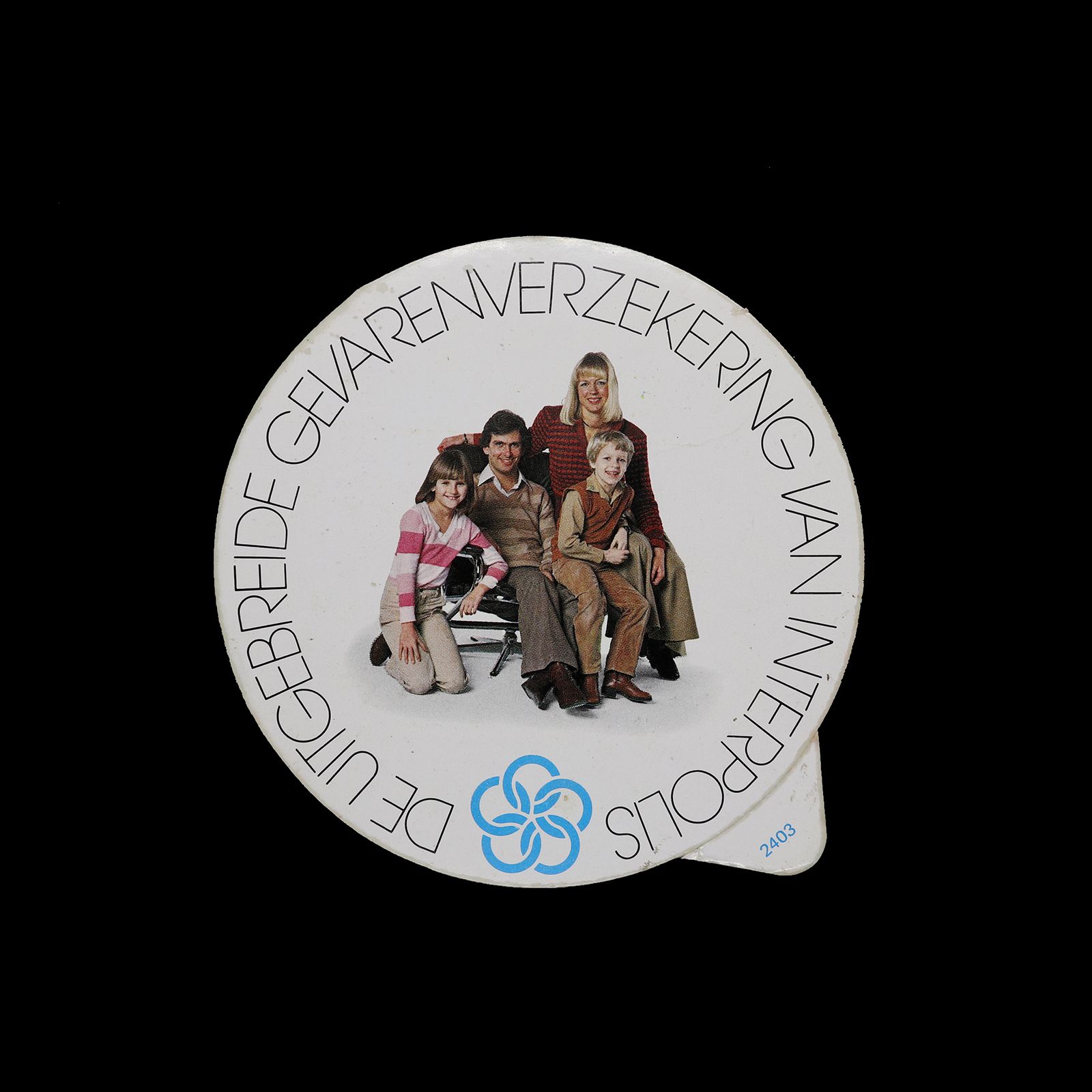 「INTERPOLICE」ヴィンテージステッカー ヨーロッパ