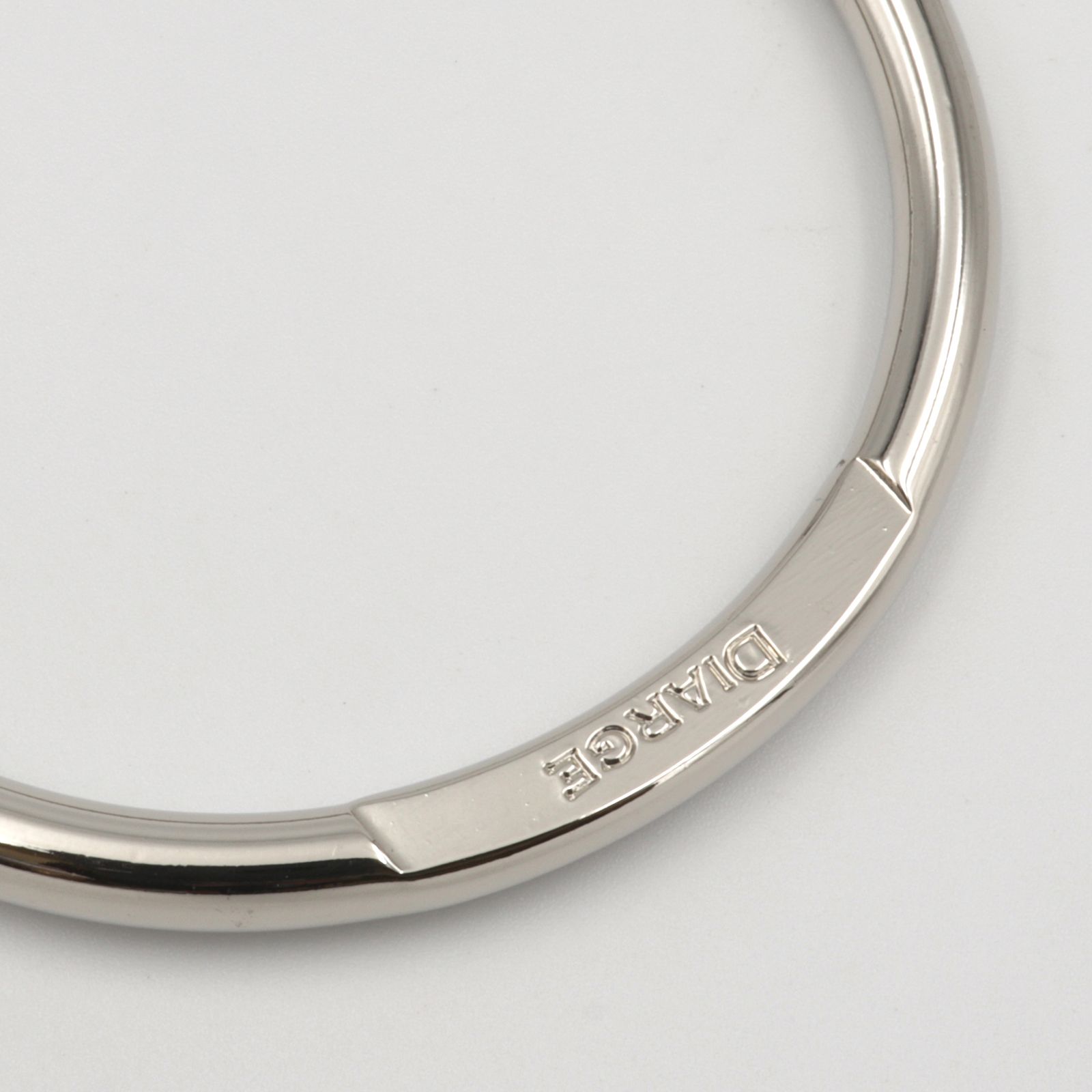 「ROUND KEYRING」キーリング シルバー