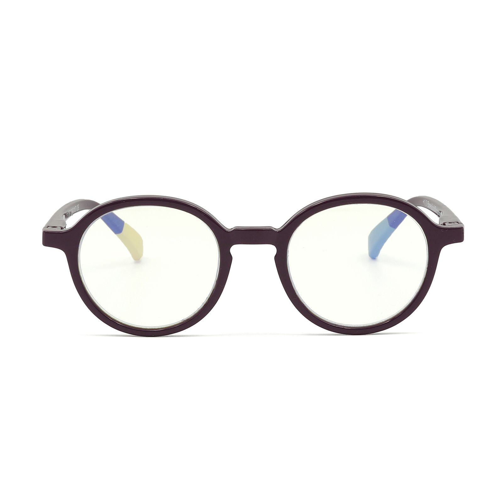 「CIRCLE SLIM」ブルーライトリーディンググラス bordeaux
