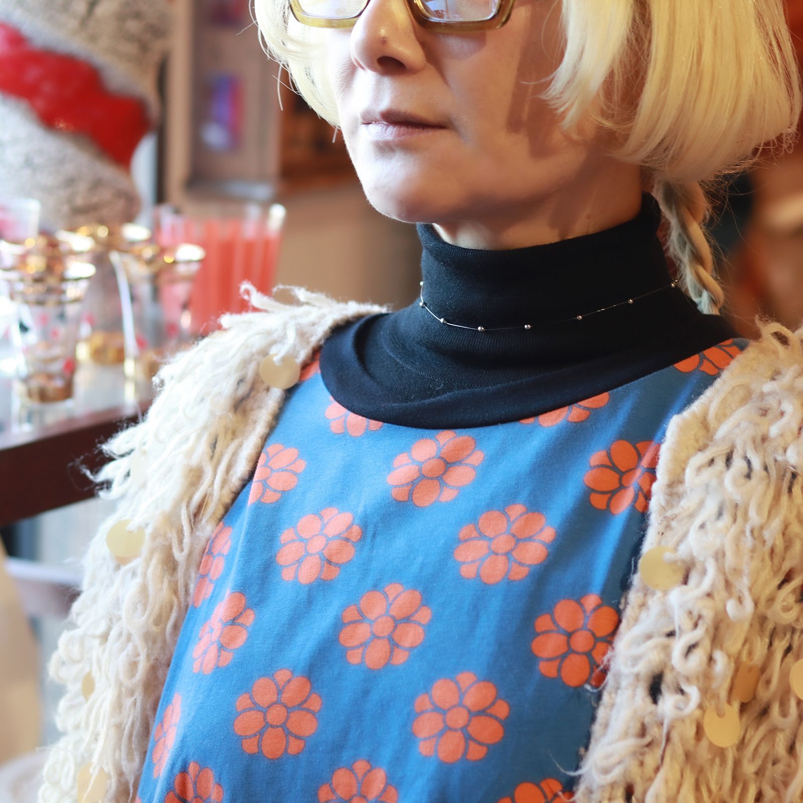 「point nacklace hypoallergenic」ネックレス ステンレスバージョン