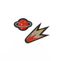 「Comet + Planet 」アイロンパッチ