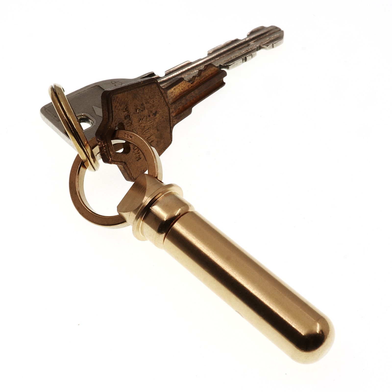 「Bullet Key Ring」キーリング ニッケル×ブラス