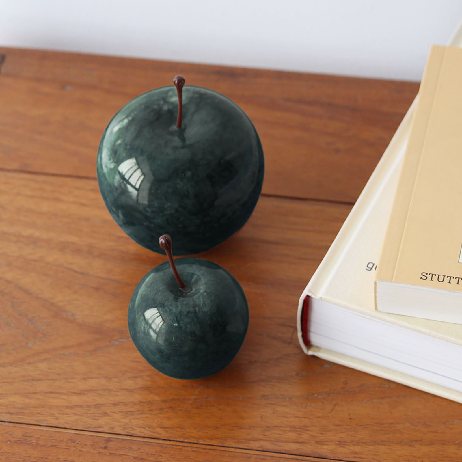 「Marble Apple Large」Jade Green