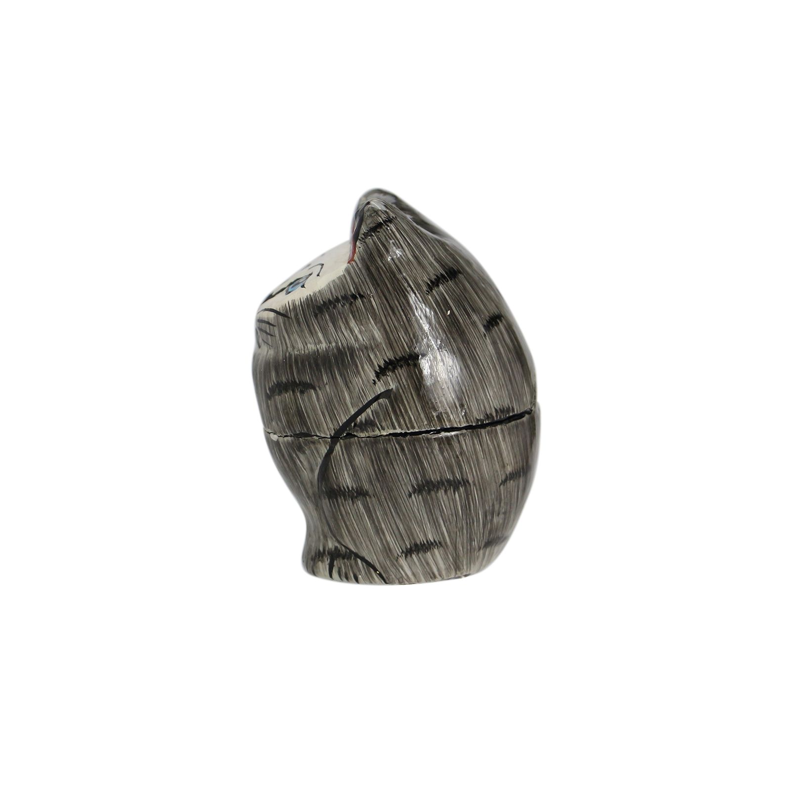 「PAPIER MACHE STANDING CAT」GRAY