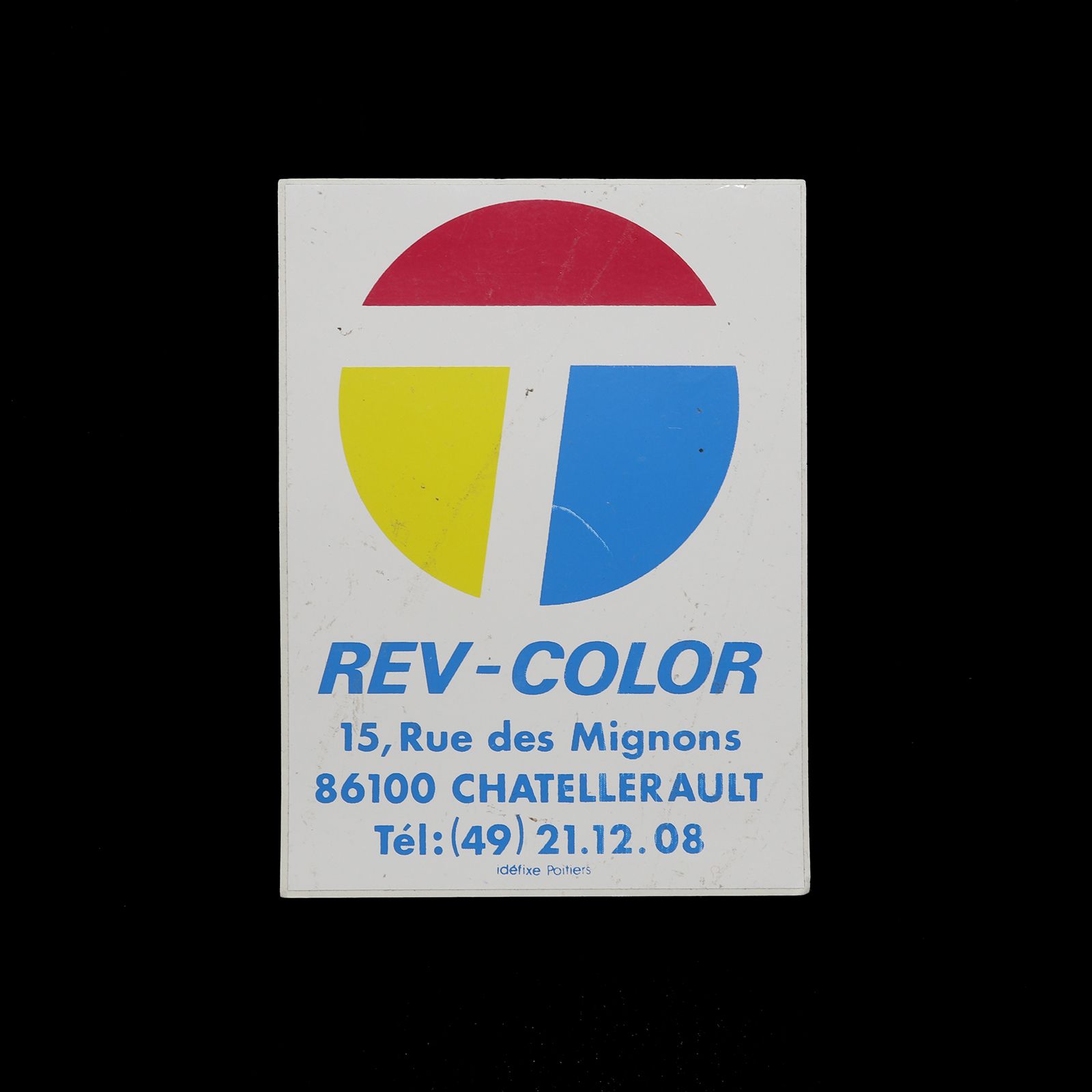 「REV-COLOR」ヴィンテージステッカー ヨーロッパ