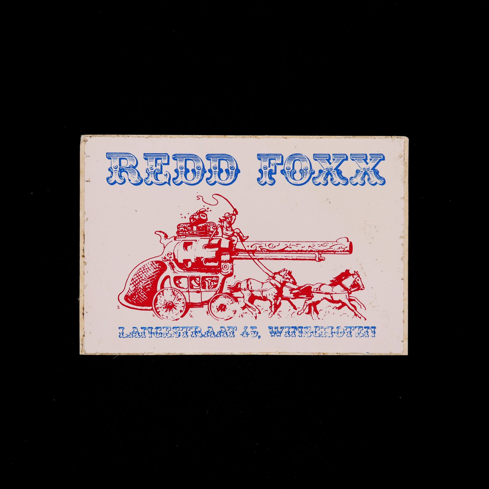 REDD FOXX ヴィンテージステッカー オランダ