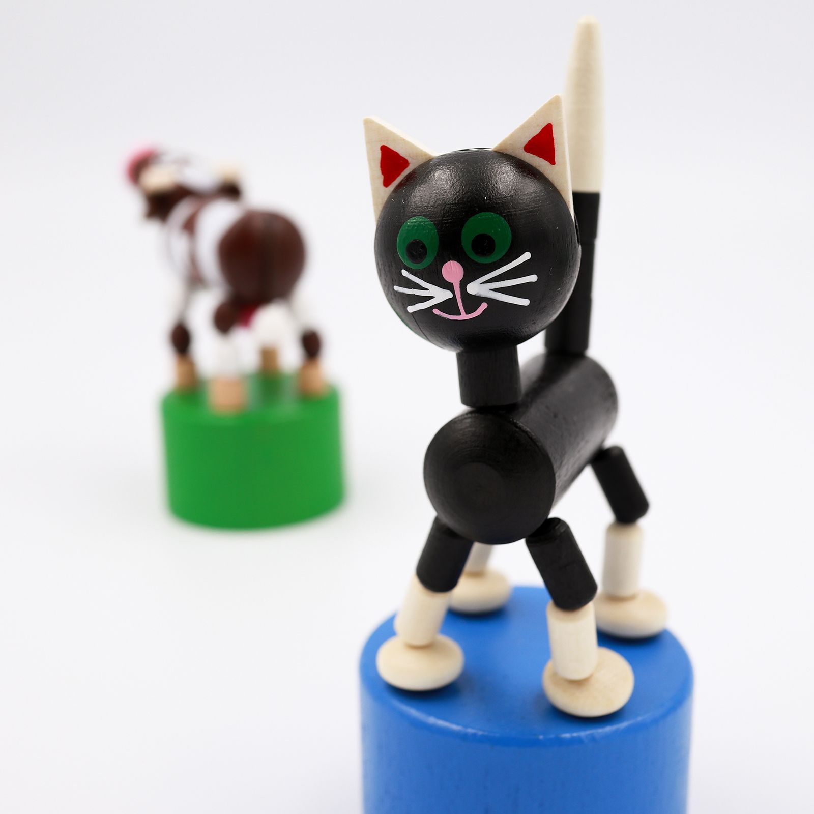 「Black Cat」DETOA Wooden Push Toy