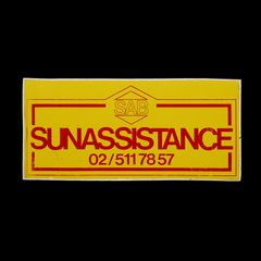 「SAB SUNASSISTANCE」ヴィンテージステッカー ヨーロッパ