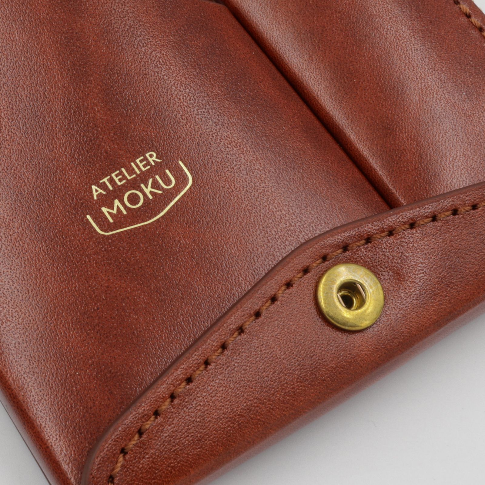 「小さく薄い財布SAKU ver.3 Plus Rugato」lightbrown