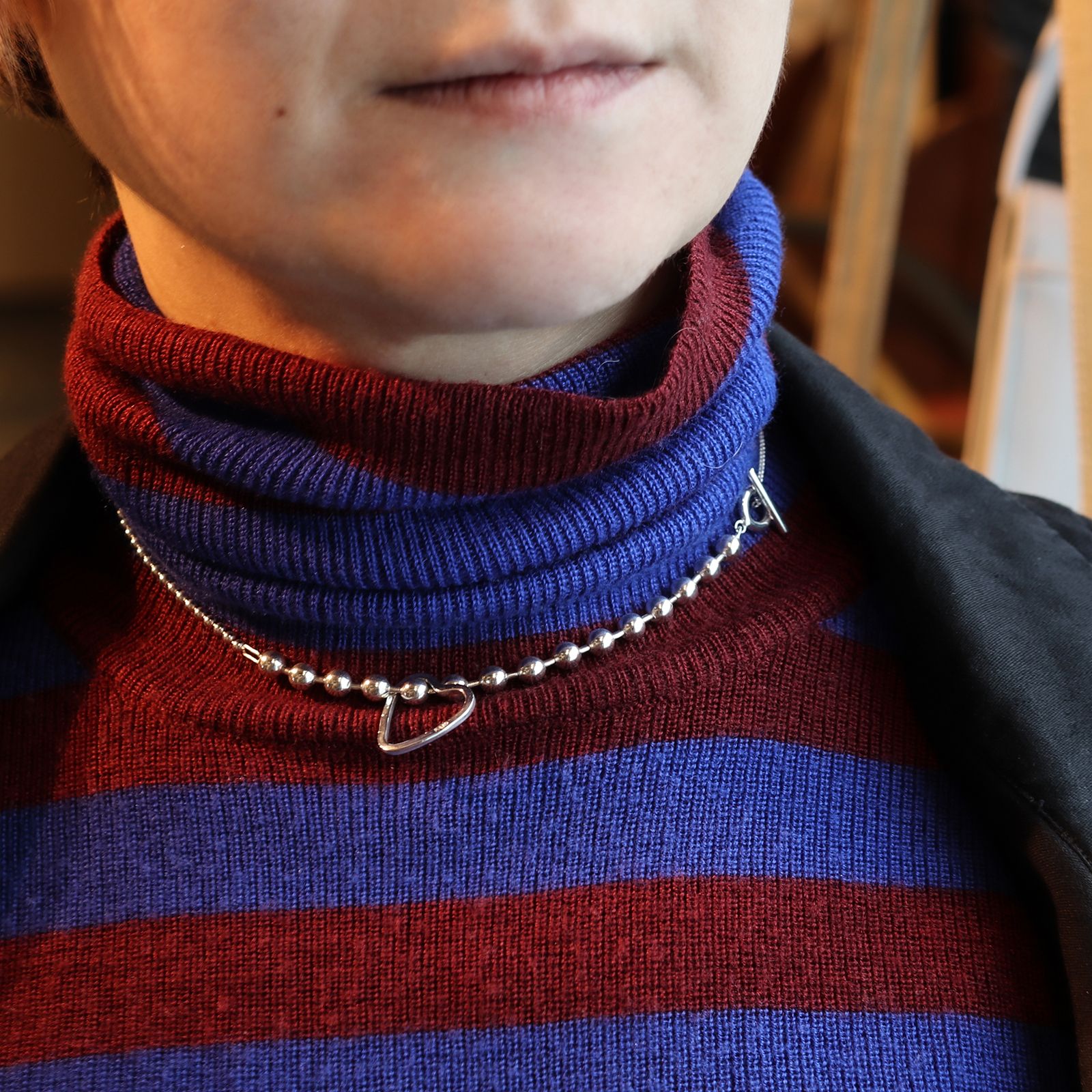 「HEART CHOKER NECKLACE」ネックレス