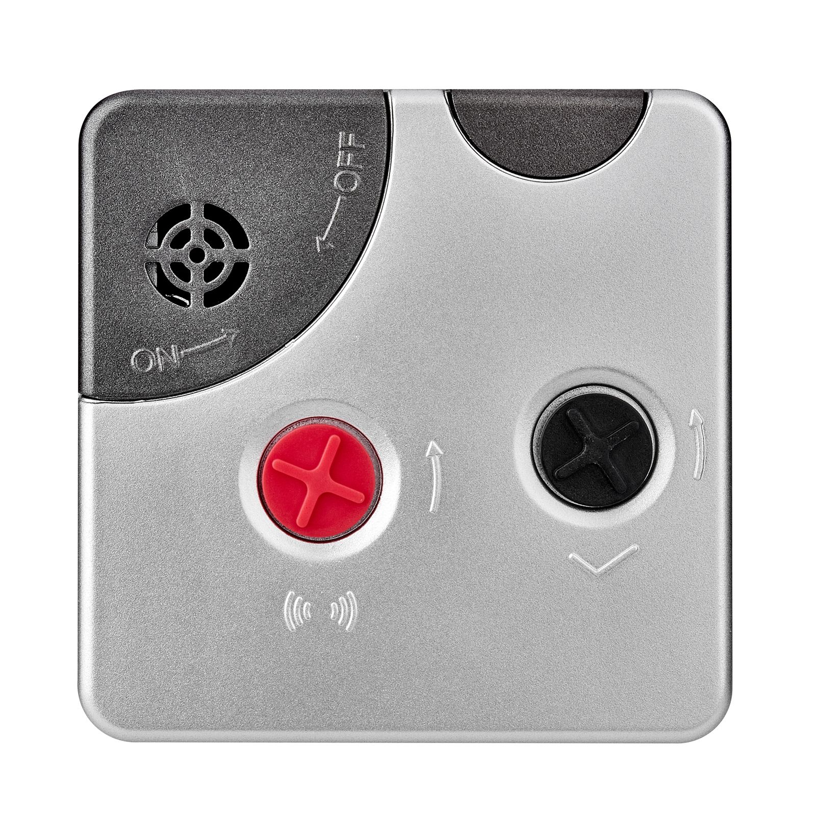 「Analogue alarm clock Push Wecker」アラームクロック SILVER TFA ドイツ