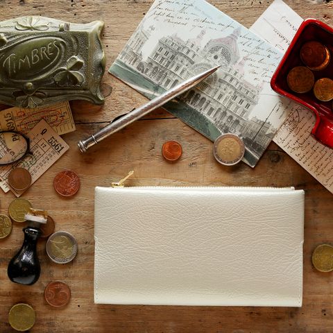 「小さく薄い長財布UNO ver.2 Plus メタリックシュリンク」シャンパンゴールド