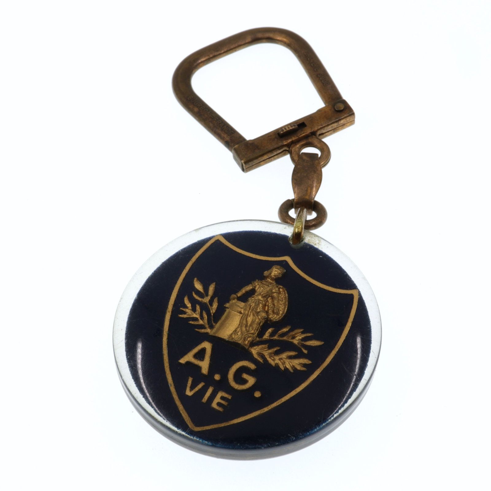 A.G.VIE ASSURANCES GENERALES VIE 保険会社 ブルボンキーホルダー