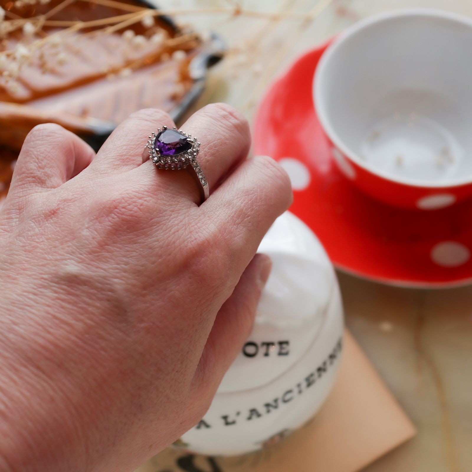 「ハートクラウン」デッドストックリング イギリス