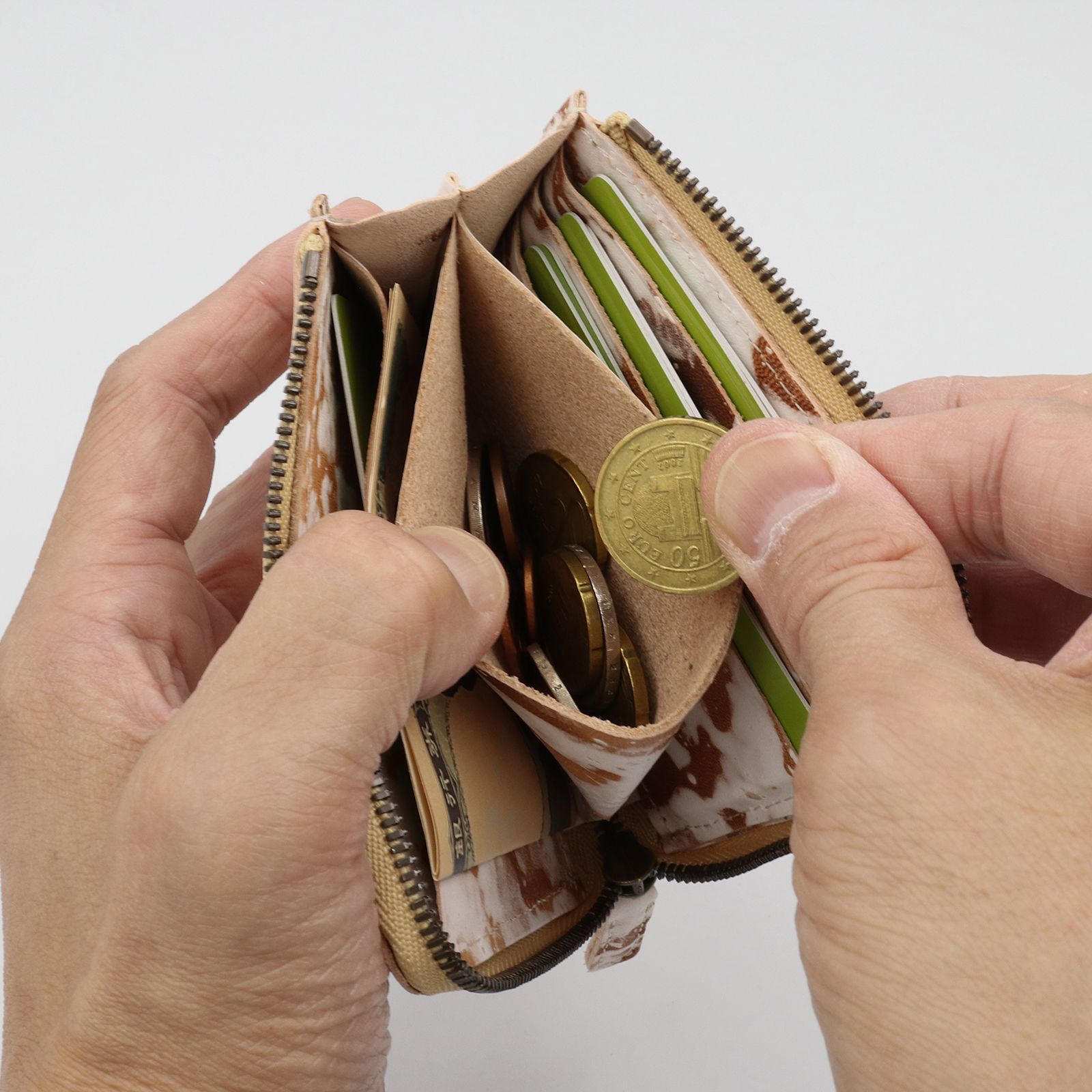 「TONOKO」Half Zip Wallet