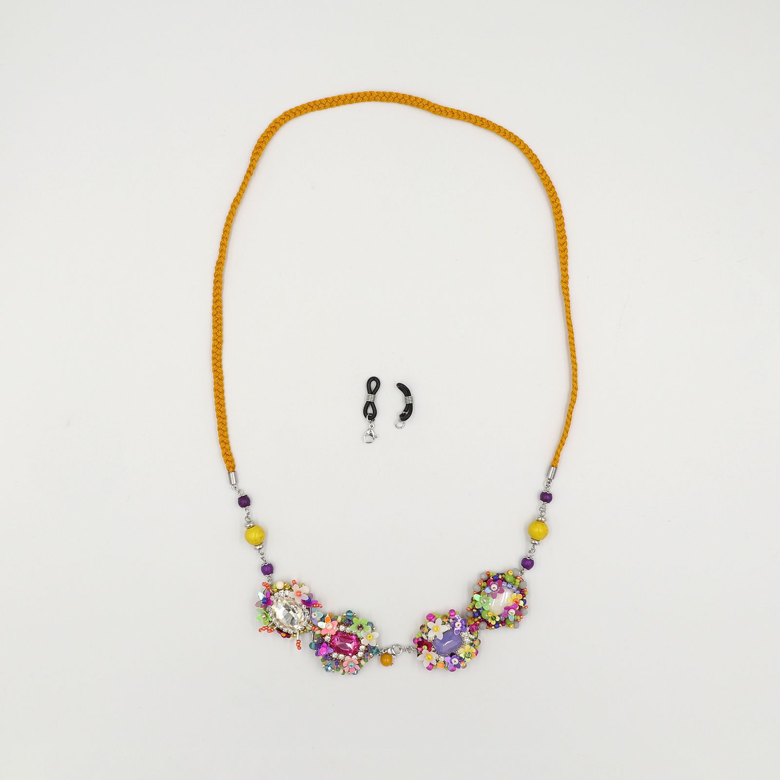 「tresor BIJOUX FLEUR」グラスチェーン/ネックレス
