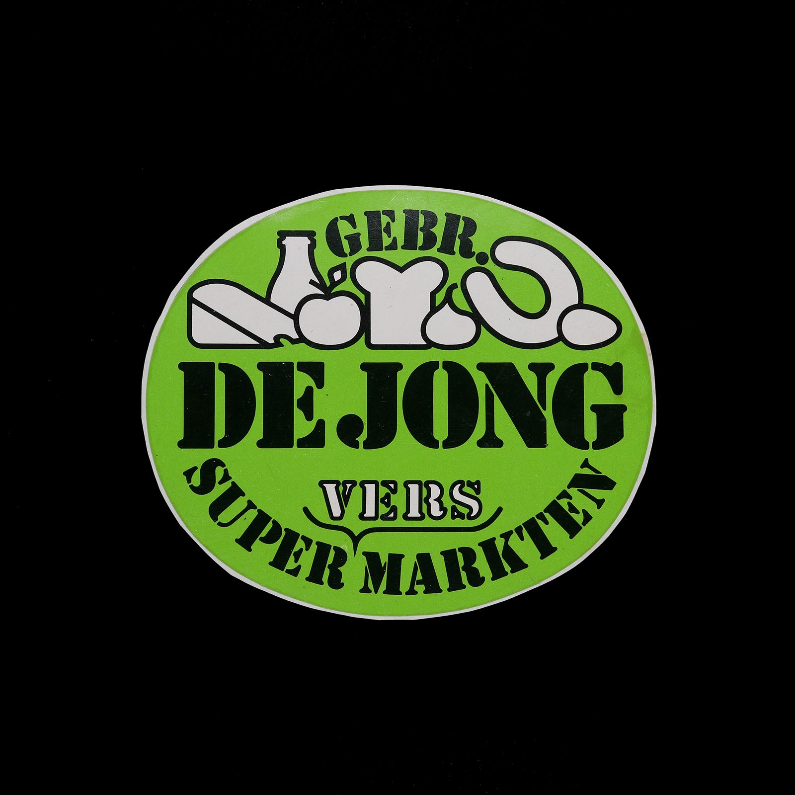 「DE JONG SUPERMARKTEN」ヴィンテージステッカー ヨーロッパ