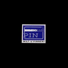 「PIN WILT U PINNEN」ヴィンテージステッカー ヨーロッパ