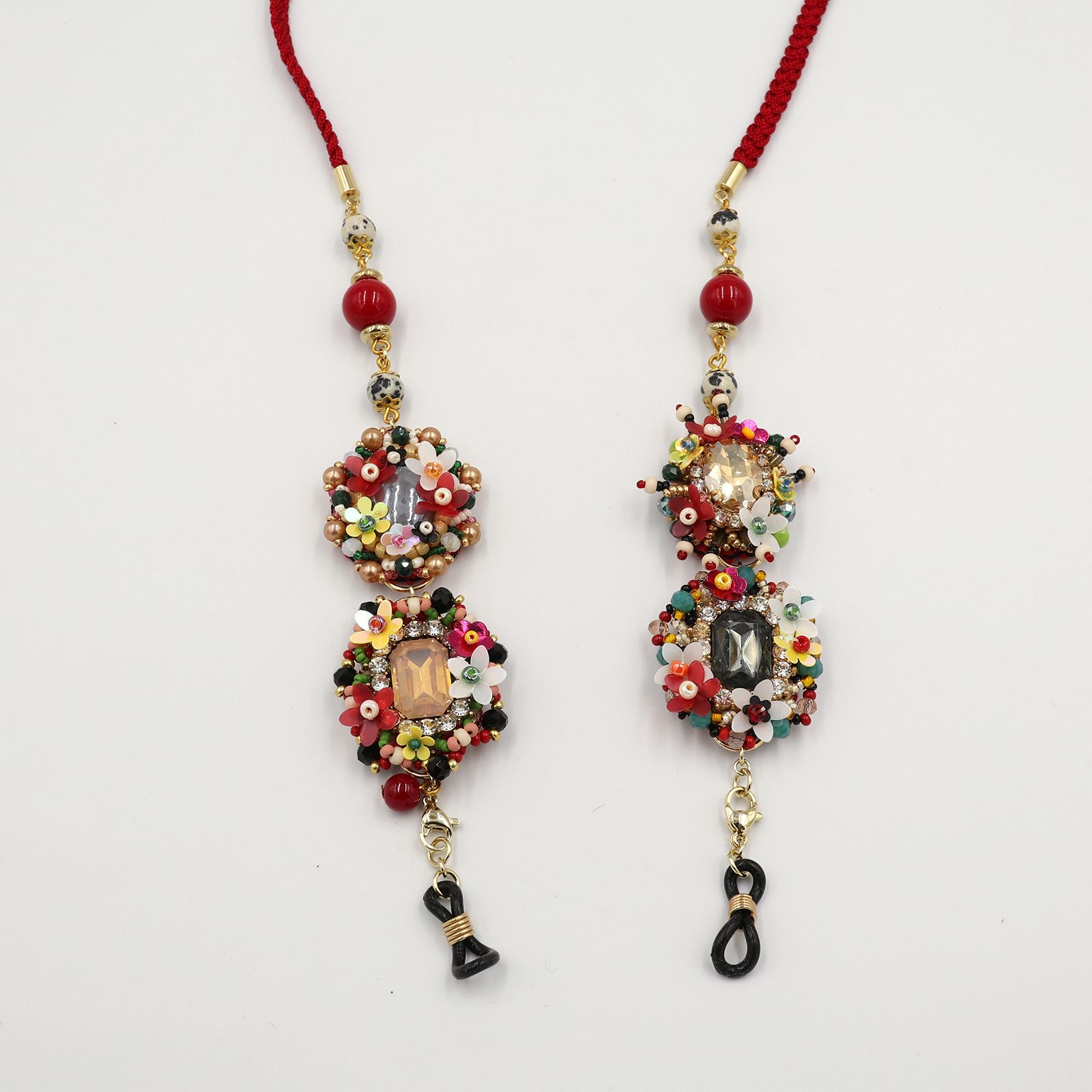 「tresor BIJOUX FLEUR」グラスチェーン/ネックレス