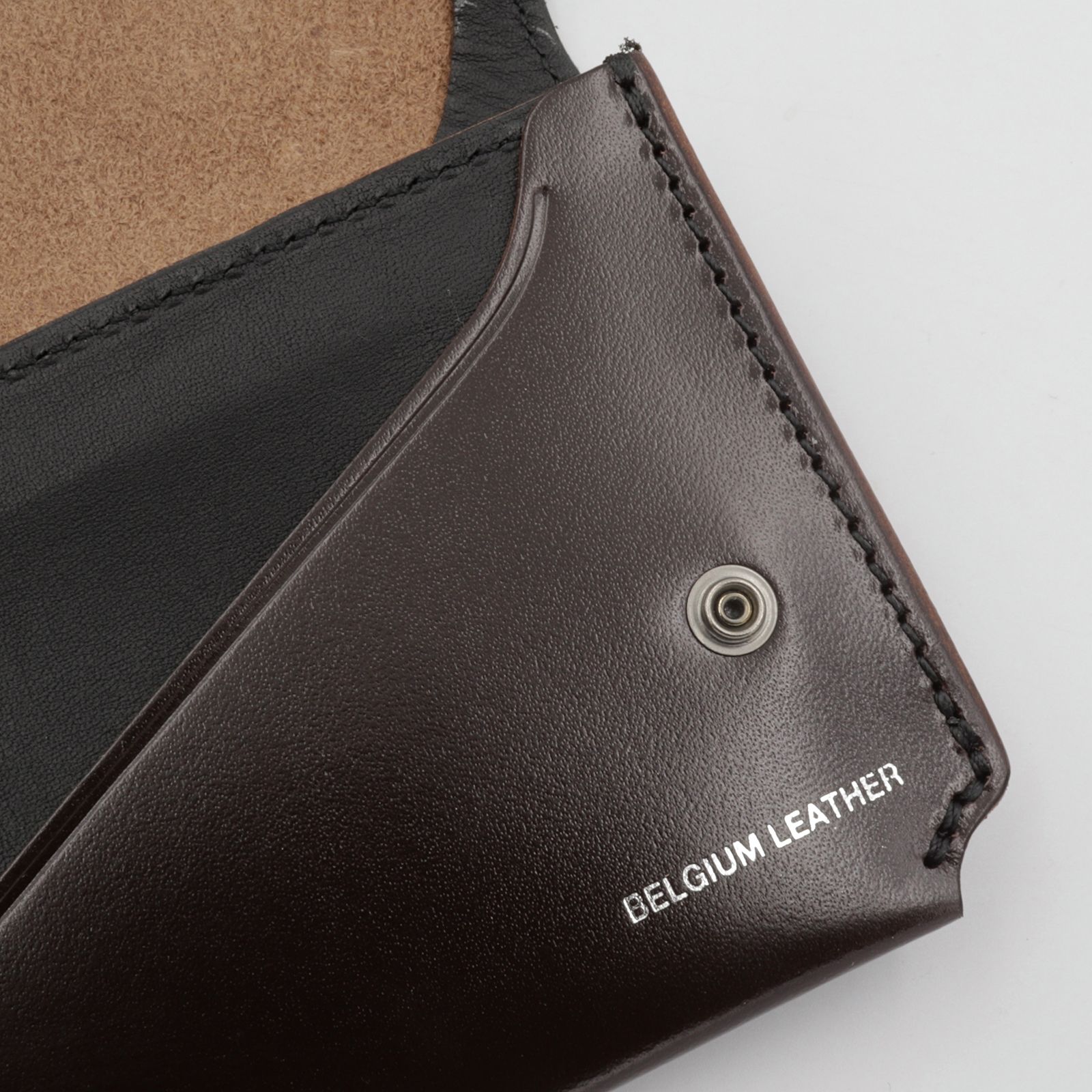 【Dual】ギャルソンコンパクトウォレット サドルプルアップ  チョコ