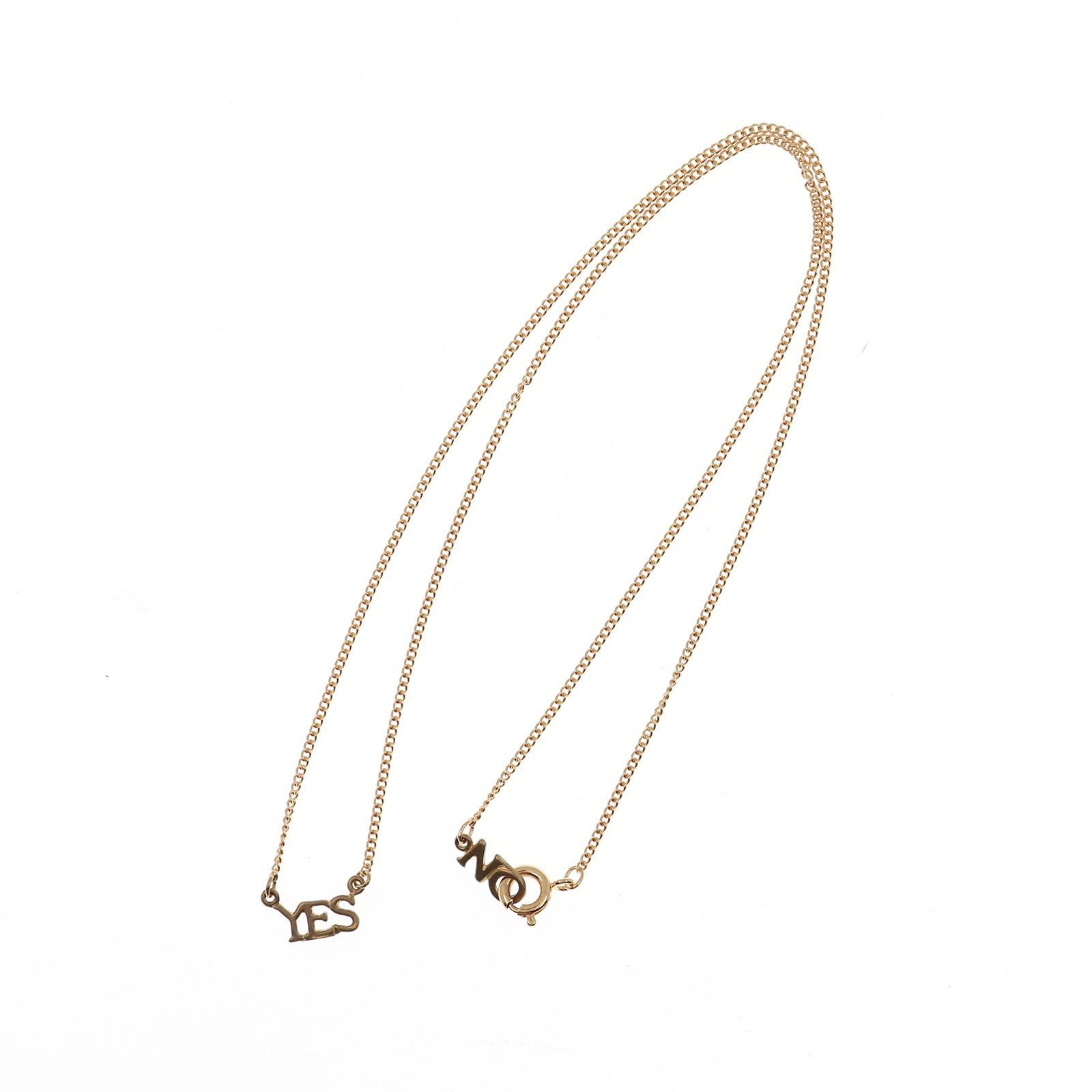 「YES_NO necklace」ネックレス
