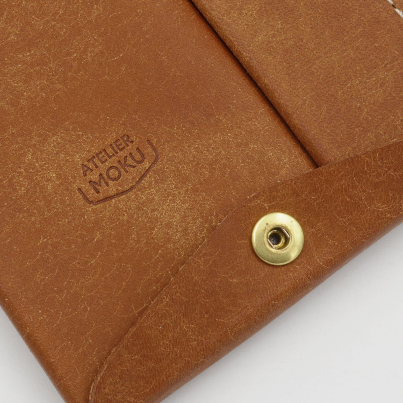 「小さく薄い財布SAKU ver.3 Pueblo プエブロ」コニャック