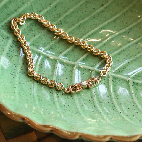 「シンプルアズキチェーン」ブレスレット フランス GEVENCHY