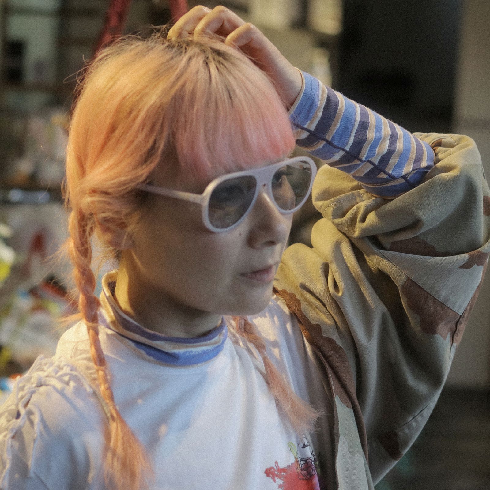 「Robyn」POLYFONIA STUDIO Session "Carole Baijings  Ciqi" Sunglasses LilacMist x Light Gray Lens
