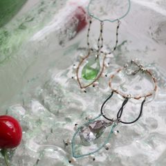 「Fete de l'eau ORNEMENT シャンデリア」イヤリング