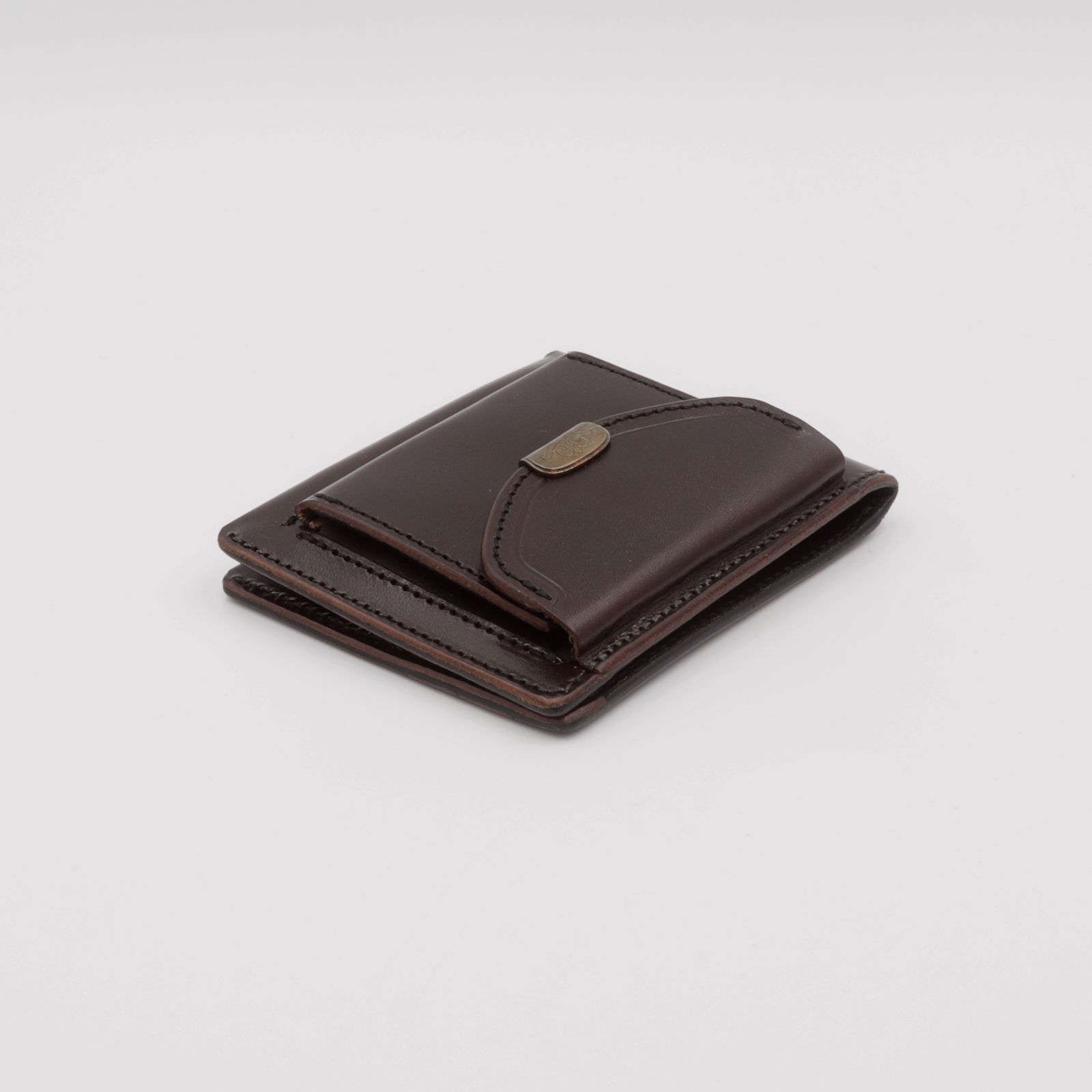 【Dual】スリムウォレット サドルプルアップ チョコ