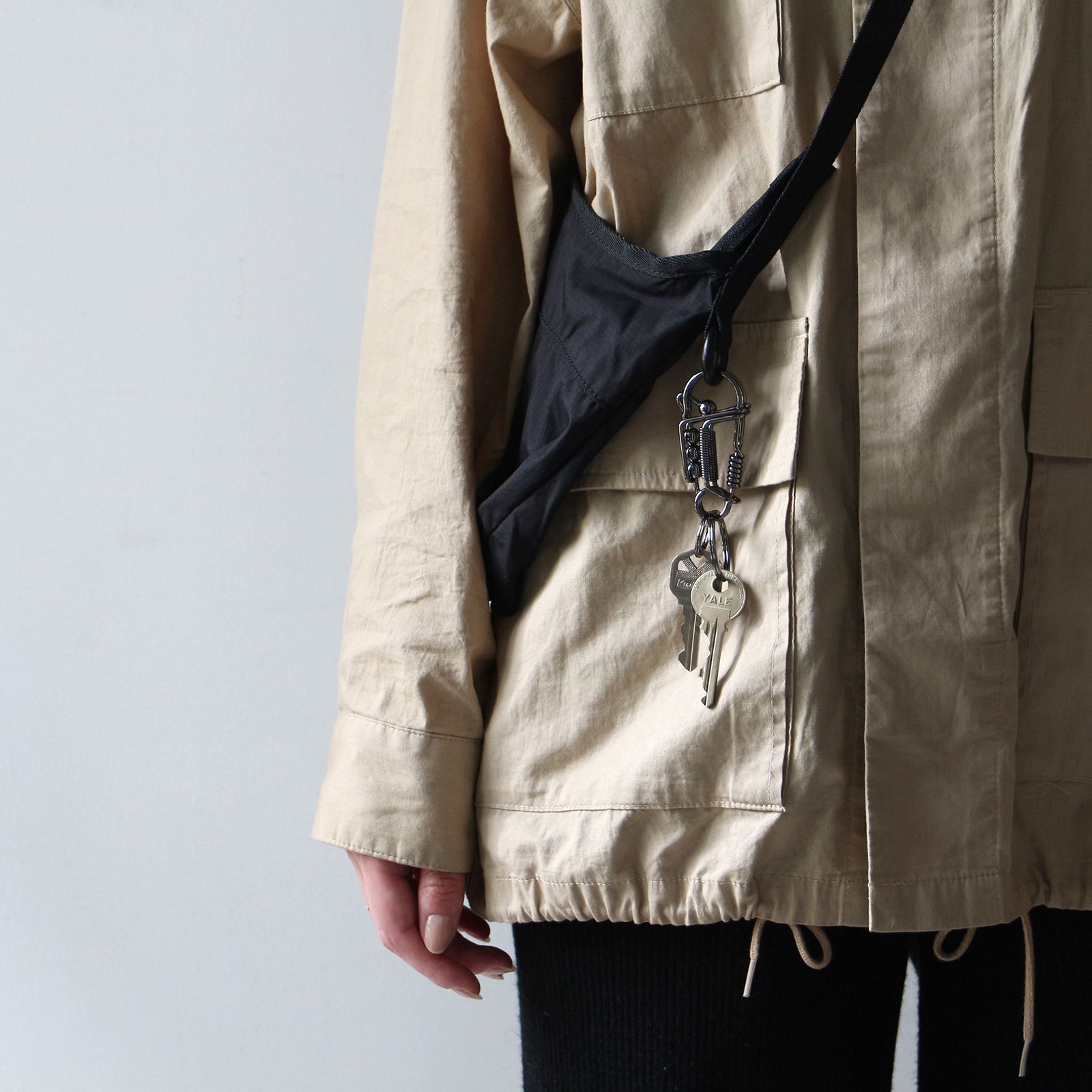 Metal Wire Carabiner ブラック