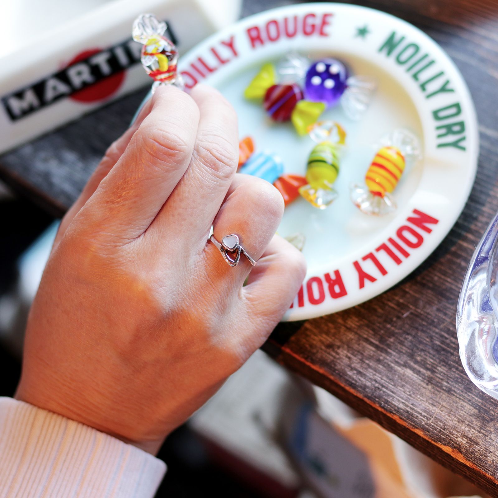 「ホワイトハート」リング ヨーロッパ silver925