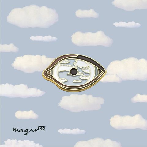 「Eye」ピンズ ルネ・マグリット