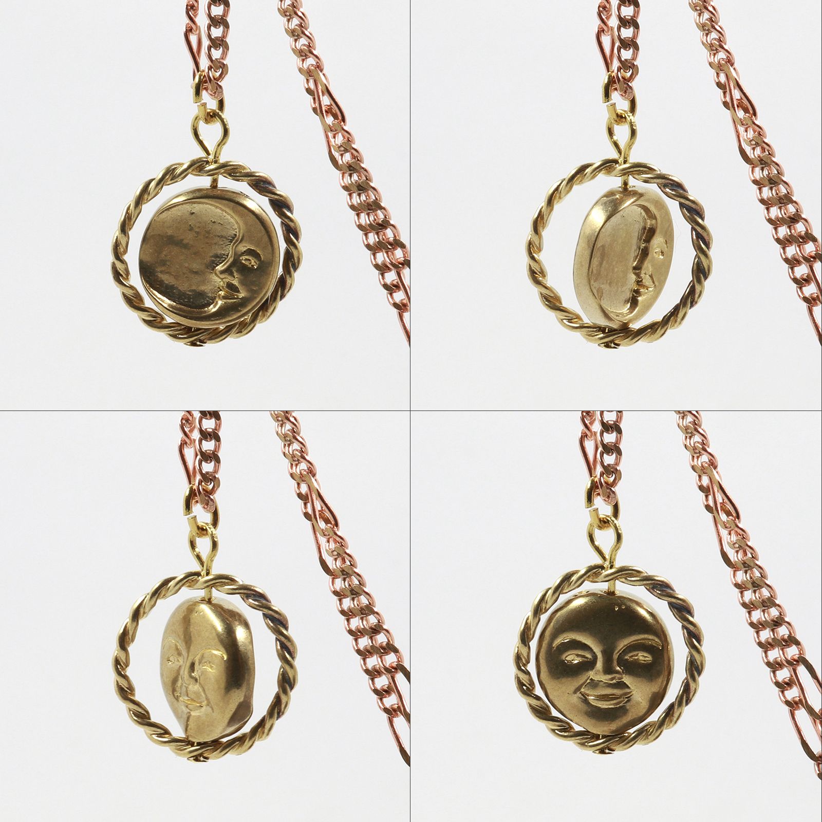 「lunar phase necklace」ネックレス
