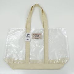 「PE TOTE BAG L」ナチュラル