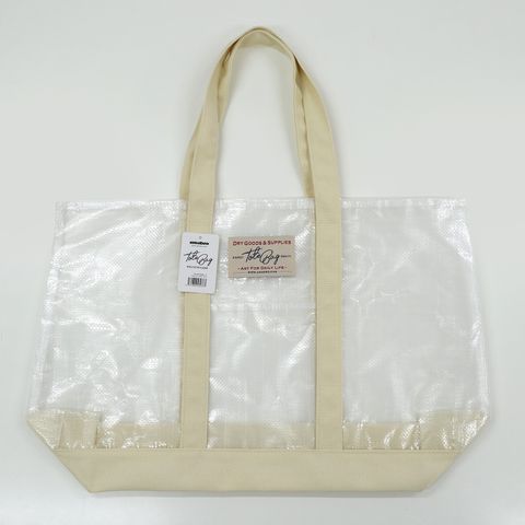 「PE TOTE BAG L」ナチュラル