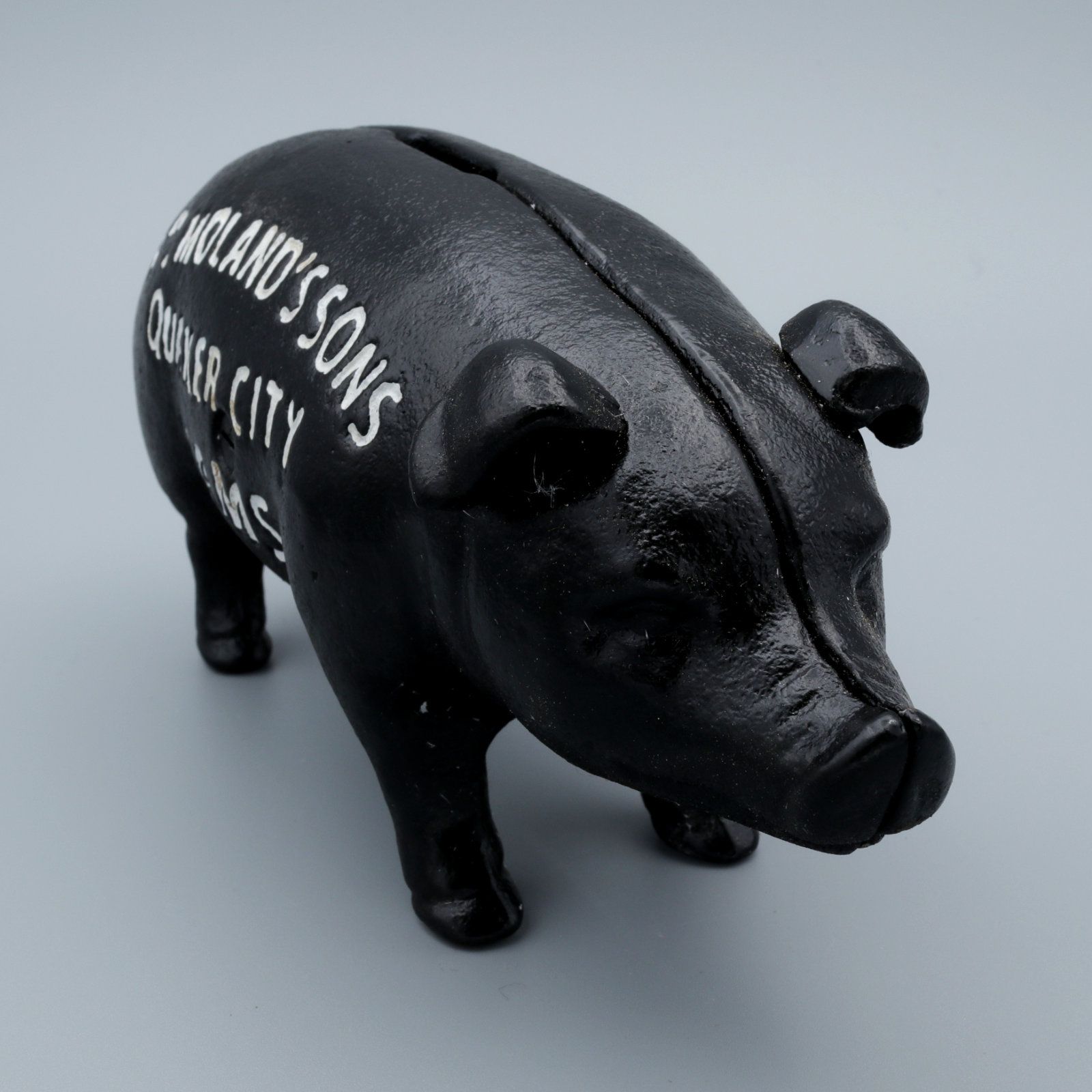 Hams Standing Pig Bank "Black"