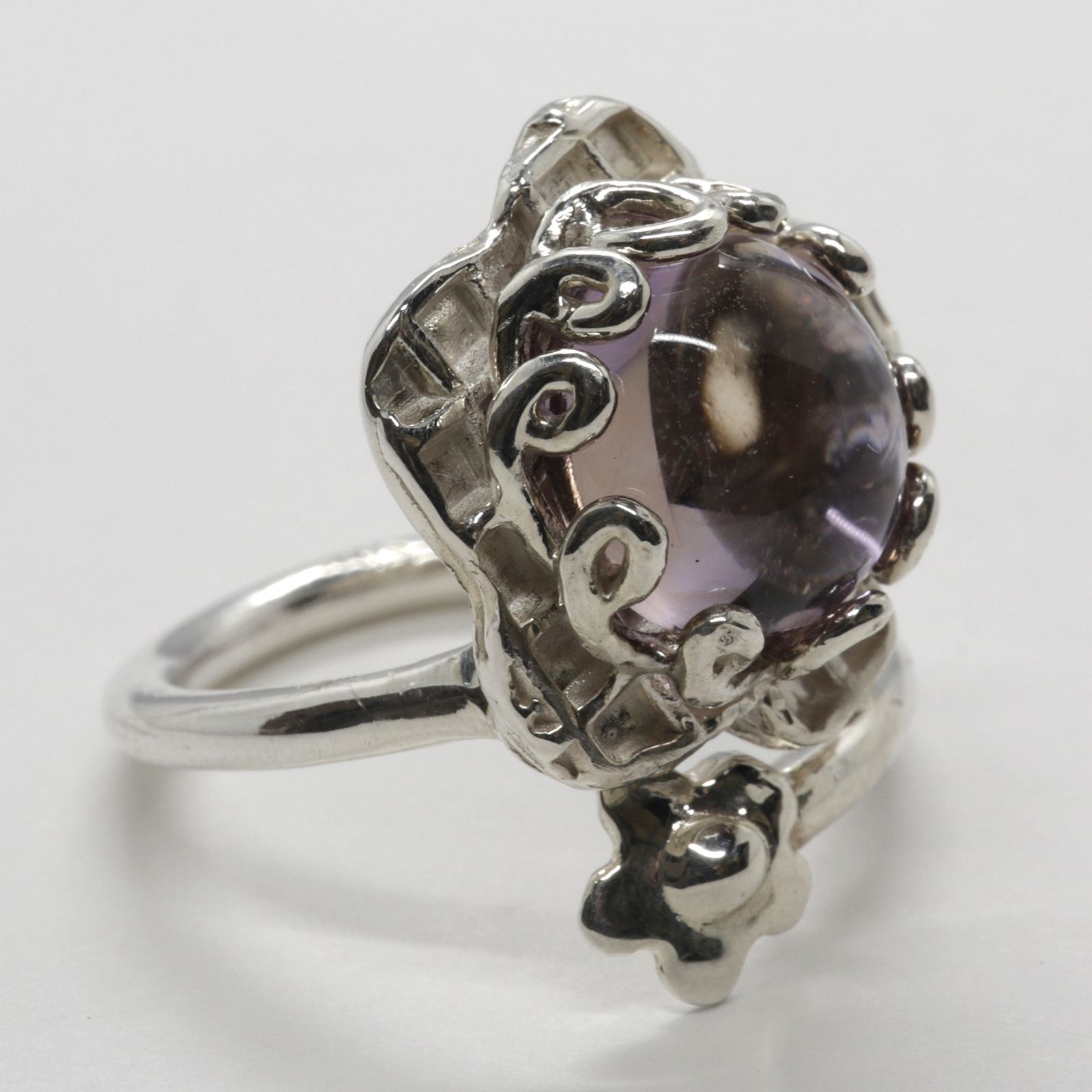 「SPIRAL FLOWER RING AMETRIN」リング